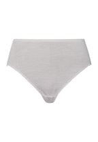 Celeste Wool And Silk Lace Trim Full Briefs | Silver Vapor 70819-2652