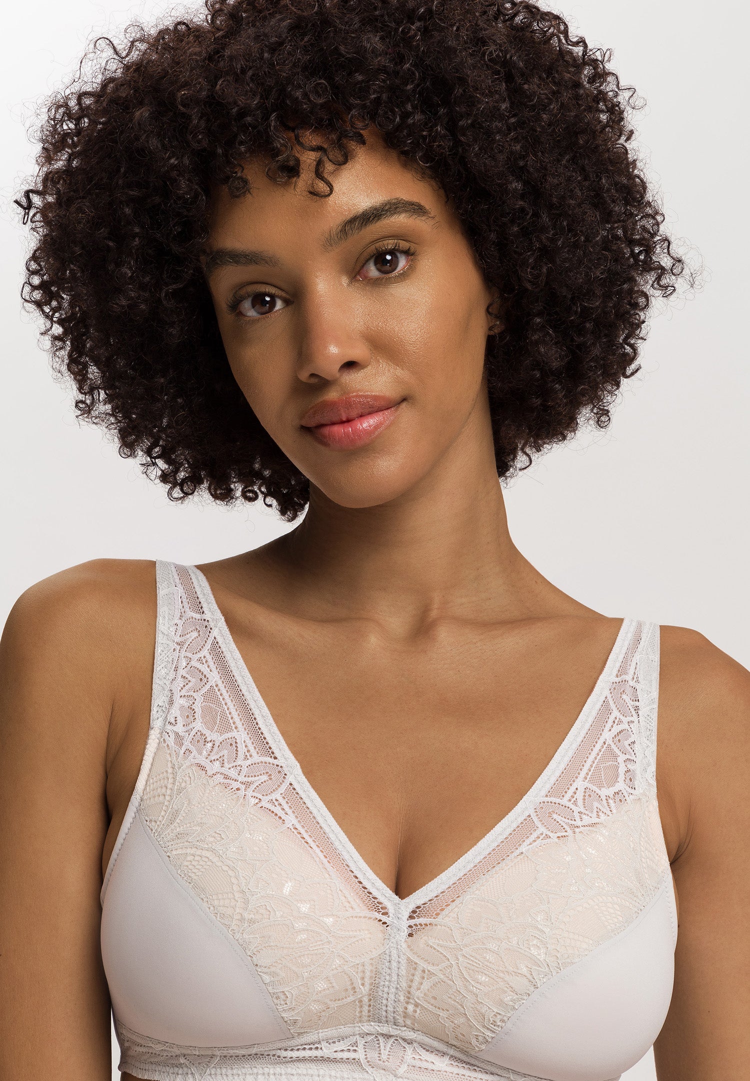 Holly Lace Spacer Soft Cup Bra | Silver Vapor 70821-2652