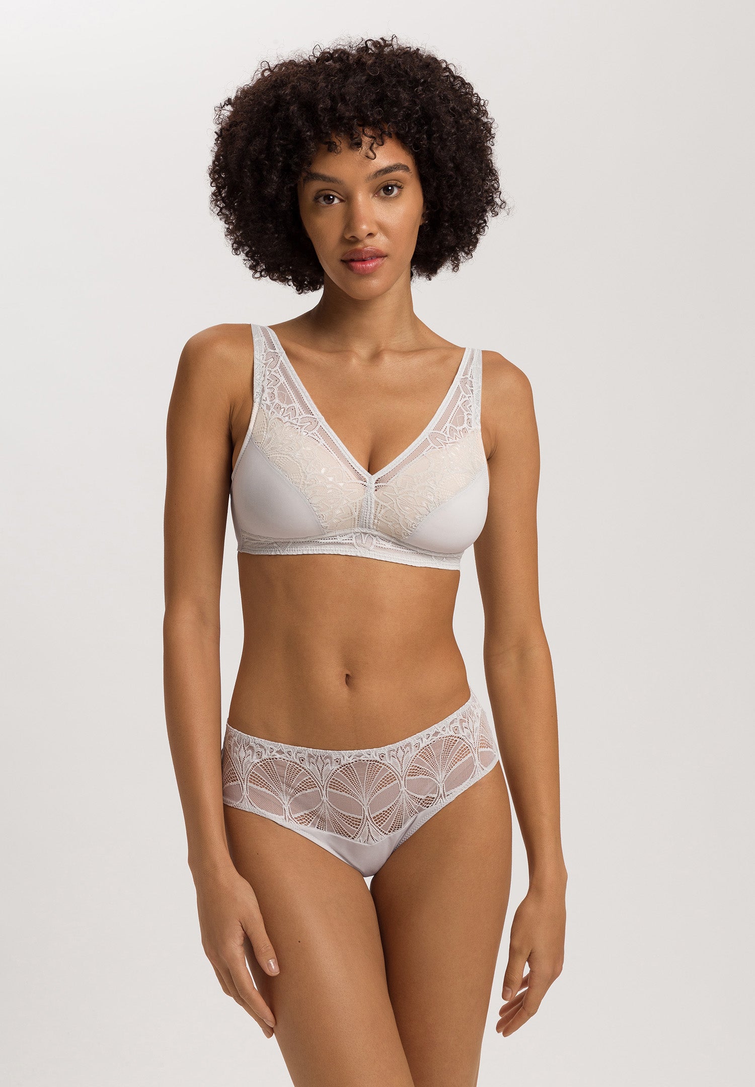 Holly Lace Spacer Soft Cup Bra | Silver Vapor 70821-2652