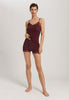 Woolen Lace Lace Trim Wool And Silk Camisole | Vivid Brown 70827-2421
