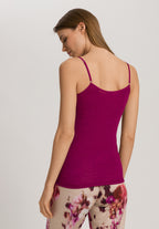 Woolen Lace Lace Trim Wool And Silk Camisole | Pink Tourmaline 70827-2473