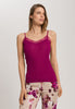 Woolen Lace Lace Trim Wool And Silk Camisole | Pink Tourmaline 70827-2473