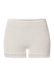 Woolen Lace Lace Trim Wool And Silk Boyleg | Misty White 70832-2123