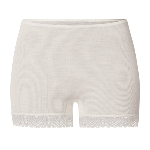 Woolen Lace Lace Trim Wool And Silk Boyleg | Misty White 70832-2123