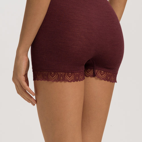 Woolen Lace Lace Trim Wool And Silk Boyleg | Vivid Brown 70832-2421