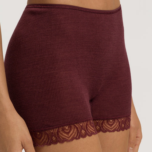 Woolen Lace Lace Trim Wool And Silk Boyleg | Vivid Brown 70832-2421
