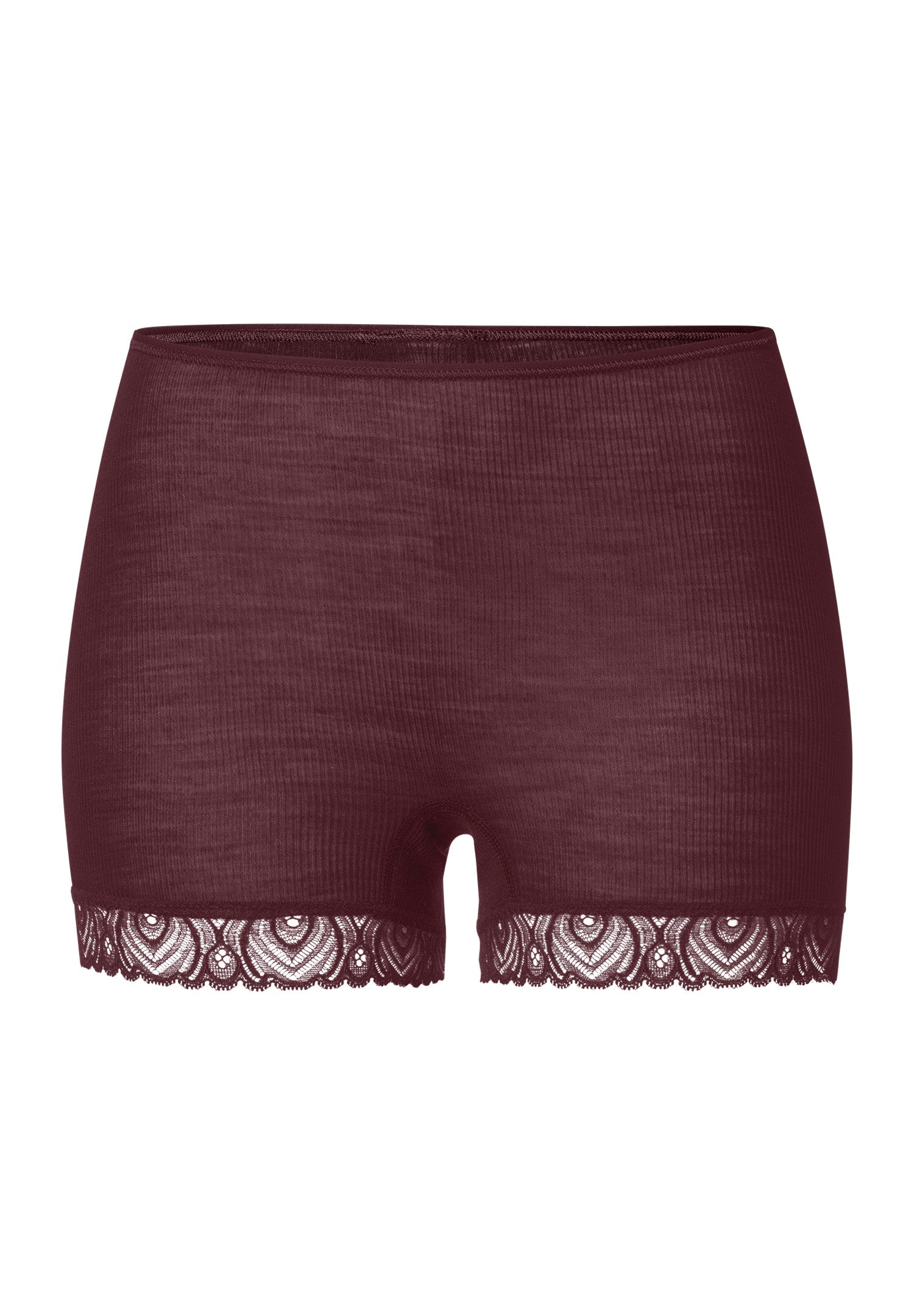 Woolen Lace Lace Trim Wool And Silk Boyleg | Vivid Brown 70832-2421