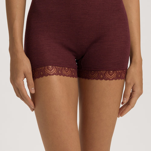 Woolen Lace Lace Trim Wool And Silk Boyleg | Vivid Brown 70832-2421