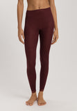 Woolen Lace Lace Trim Wool And Silk Leggings | Vivid Brown 70833-2421