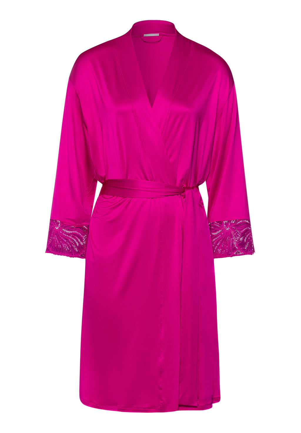 Lilith Lace Trim Kimono | Very Berry 70834-1370