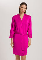 Lilith Lace Trim Kimono | Very Berry 70834-1370