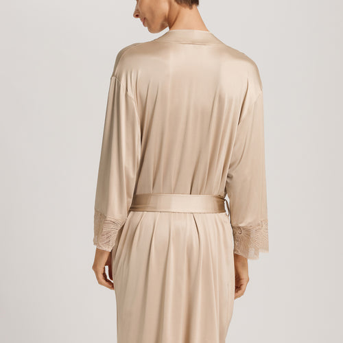 Lilith Lace Trim Kimono | Coffee Quartz 70834-2216