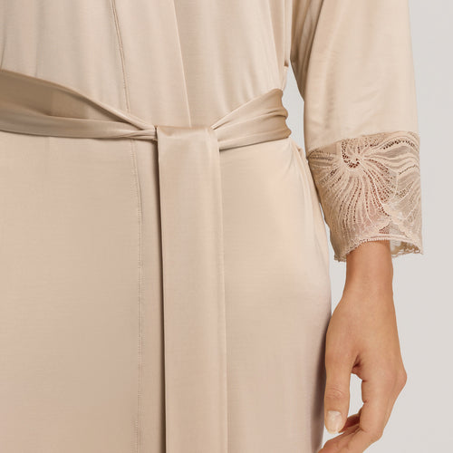Lilith Lace Trim Kimono | Coffee Quartz 70834-2216