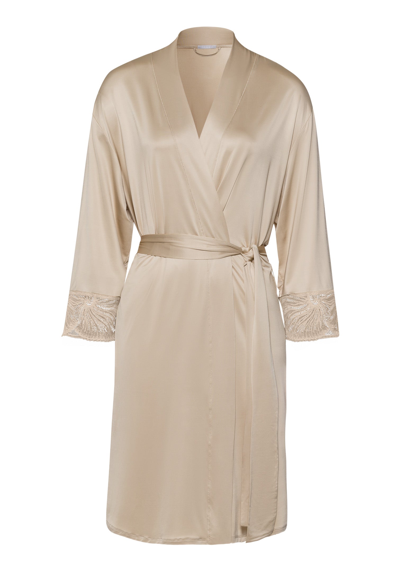 Lilith Lace Trim Kimono | Coffee Quartz 70834-2216