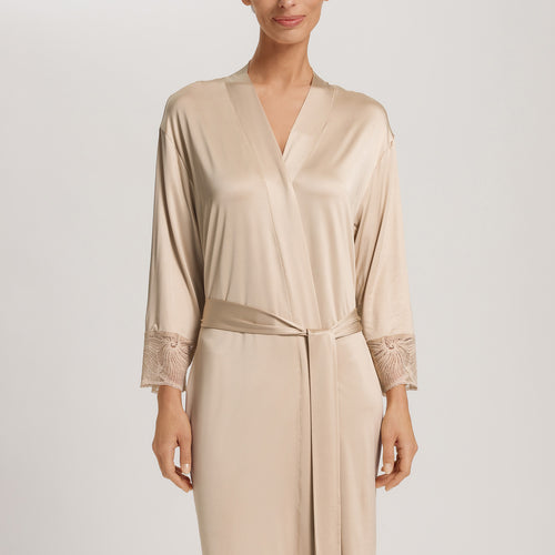Lilith Lace Trim Kimono | Coffee Quartz 70834-2216