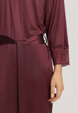Lilith Lace Trim Kimono | Vivid Brown 70834-2421