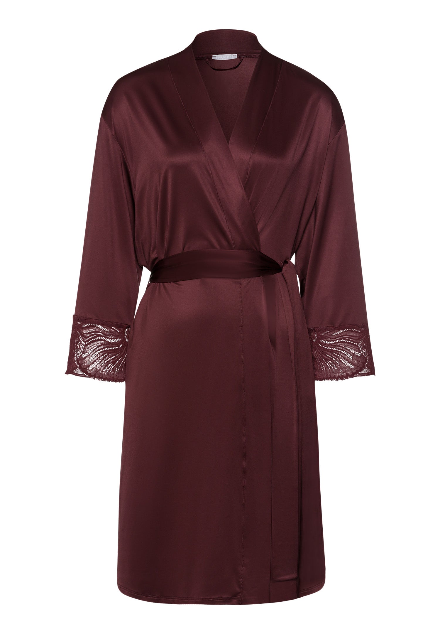 Lilith Lace Trim Kimono | Vivid Brown 70834-2421