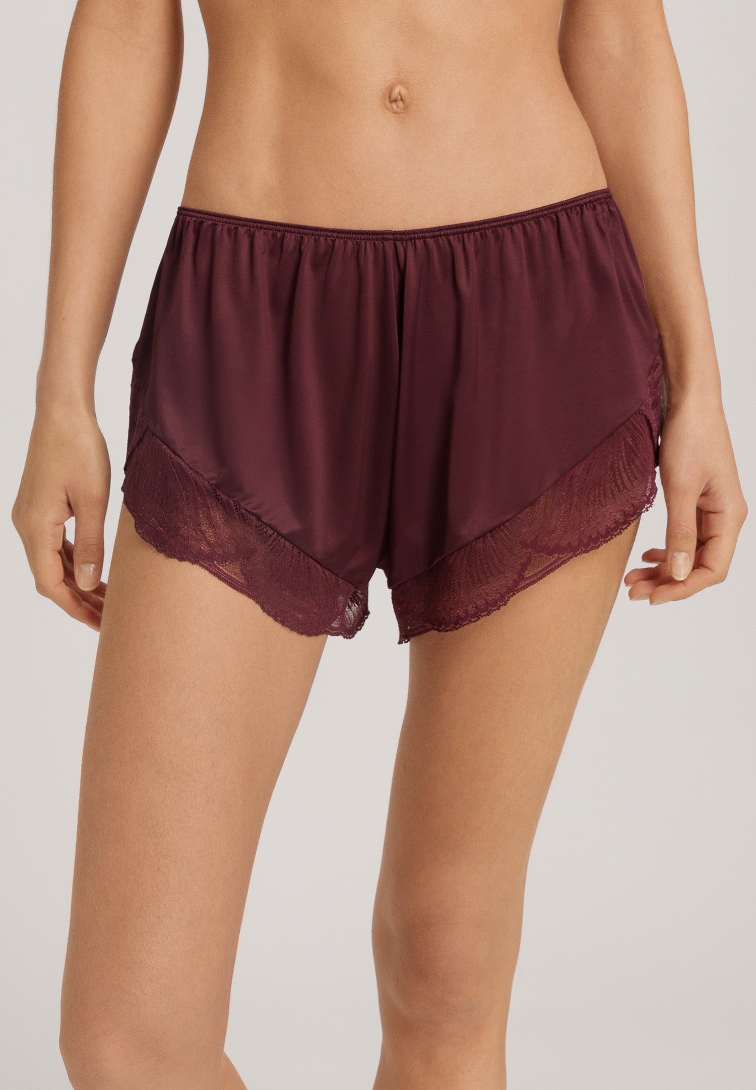 Lilith Lace Trim Knickers | Vivid Brown 70840-2421