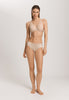 Lilith Lace Trim Hi-Cut Briefs | Coffee Quartz 70841-2216