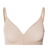 Smooth Illusion Semi-Transparent Tulle Soft Cup Bra | Beige 70842-274