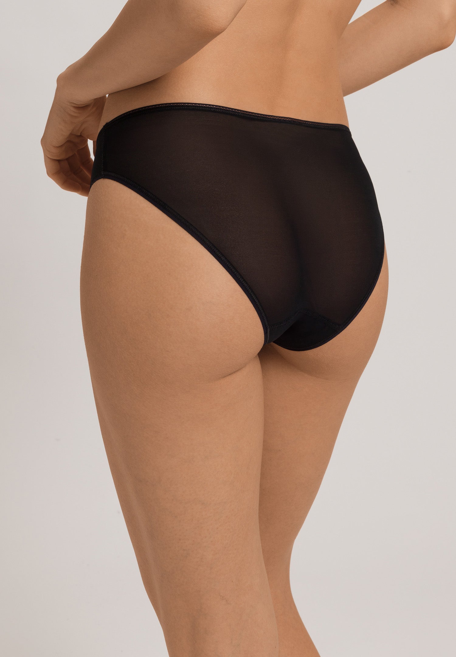 Smooth Illusion Semi-Transparent Tulle Bikini | Black 70844-019