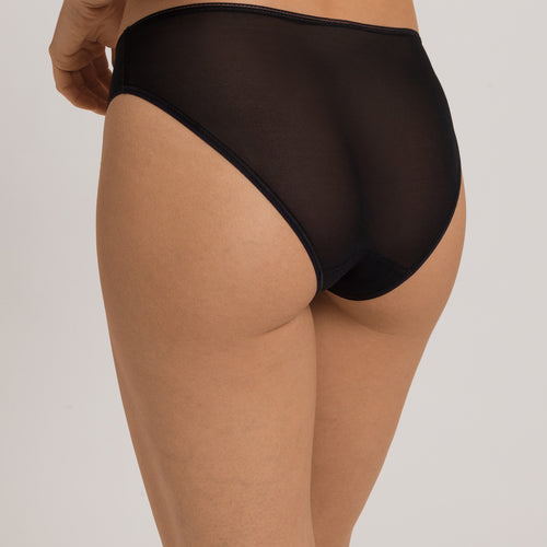 Smooth Illusion Semi-Transparent Tulle Bikini | Black 70844-019