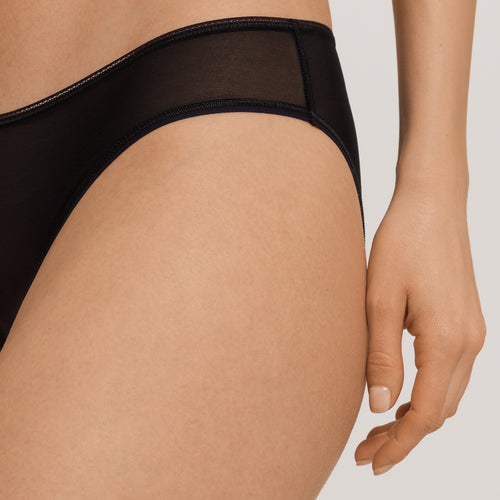 Smooth Illusion Semi-Transparent Tulle Bikini | Black 70844-019