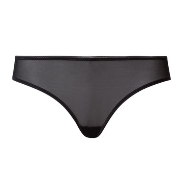 Smooth Illusion Semi-Transparent Tulle Bikini | Black 70844-019