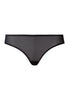 Smooth Illusion Semi-Transparent Tulle Bikini | Black 70844-019