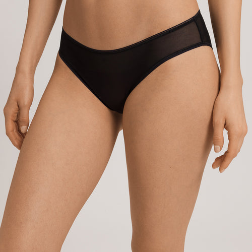 Smooth Illusion Semi-Transparent Tulle Bikini | Black 70844-019