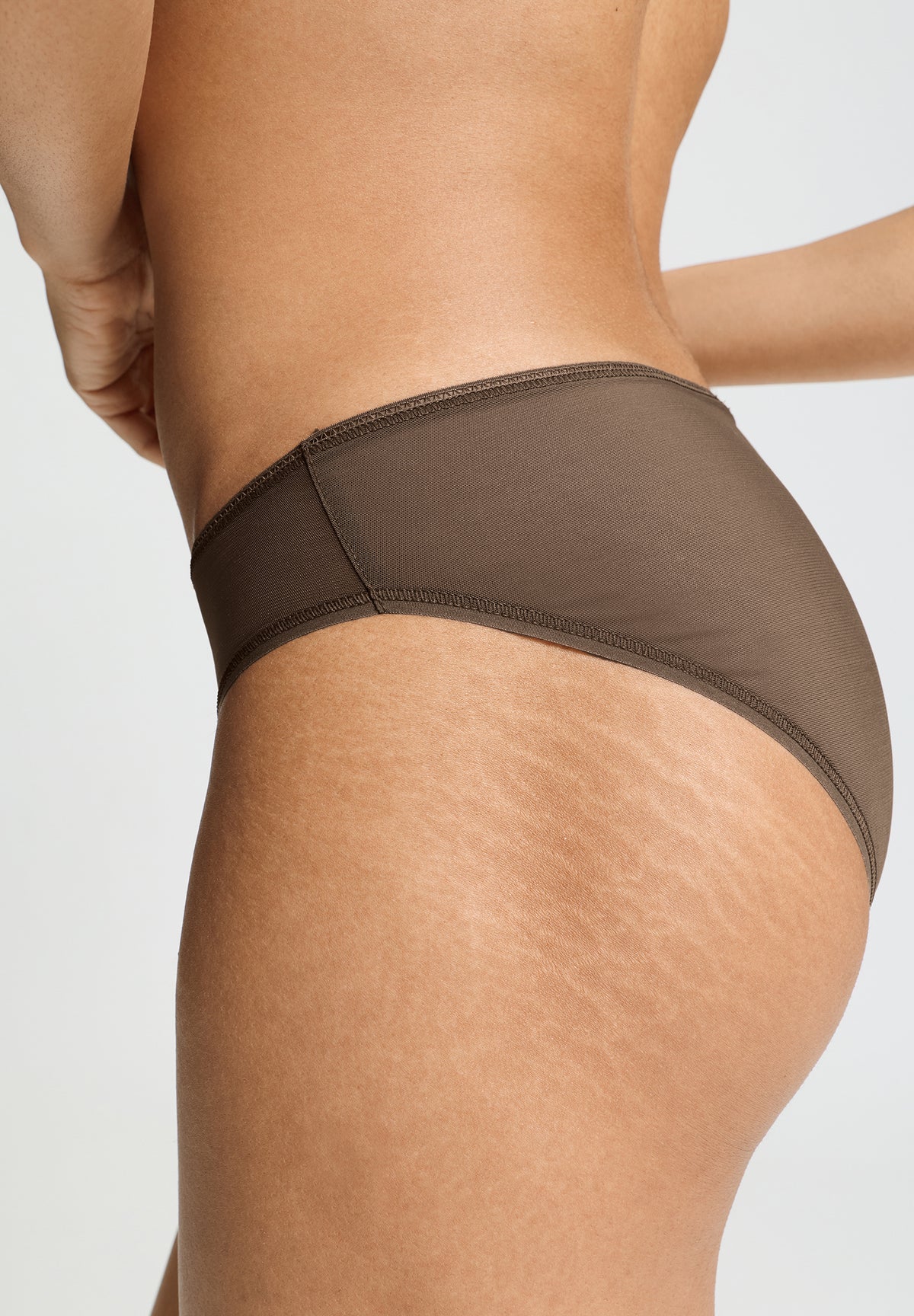 Smooth Illusion Semi-Transparent Tulle Bikini | Natural Teak 70844-2768