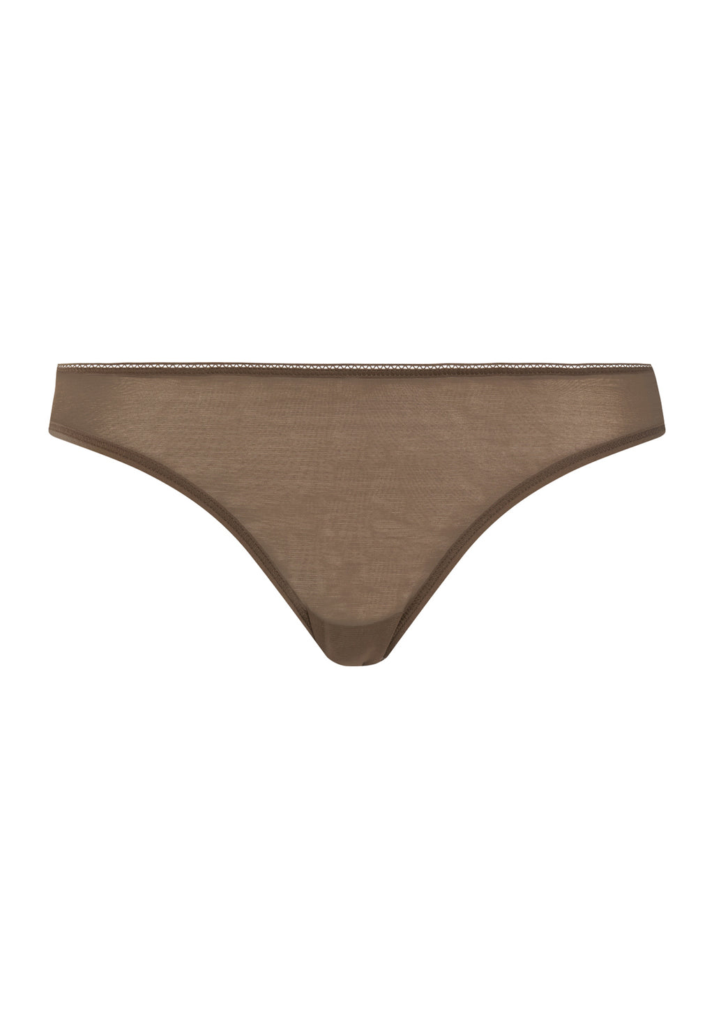 Smooth Illusion Semi-Transparent Tulle Bikini | Natural Teak 70844-2768