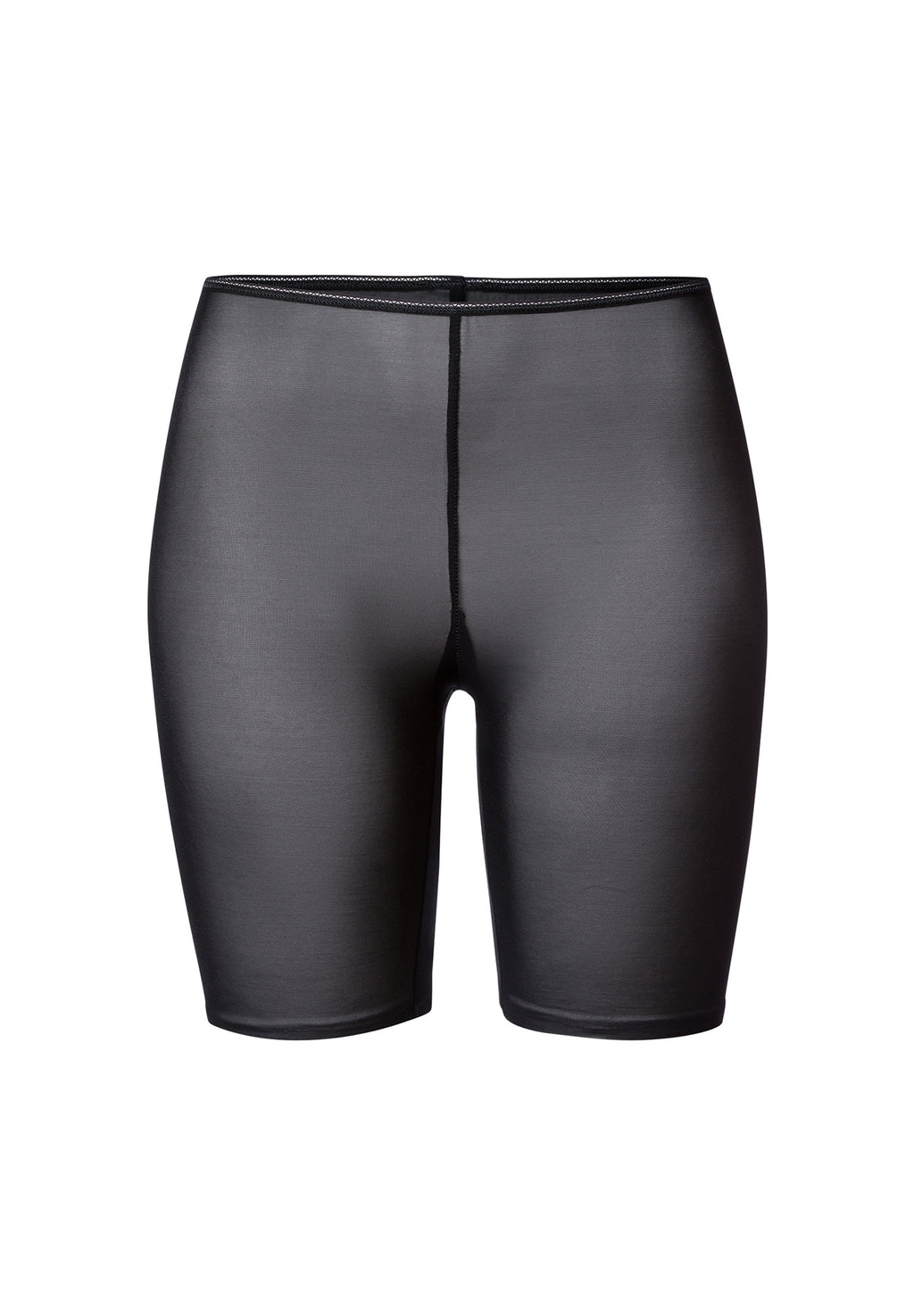 Black shorts on a white background