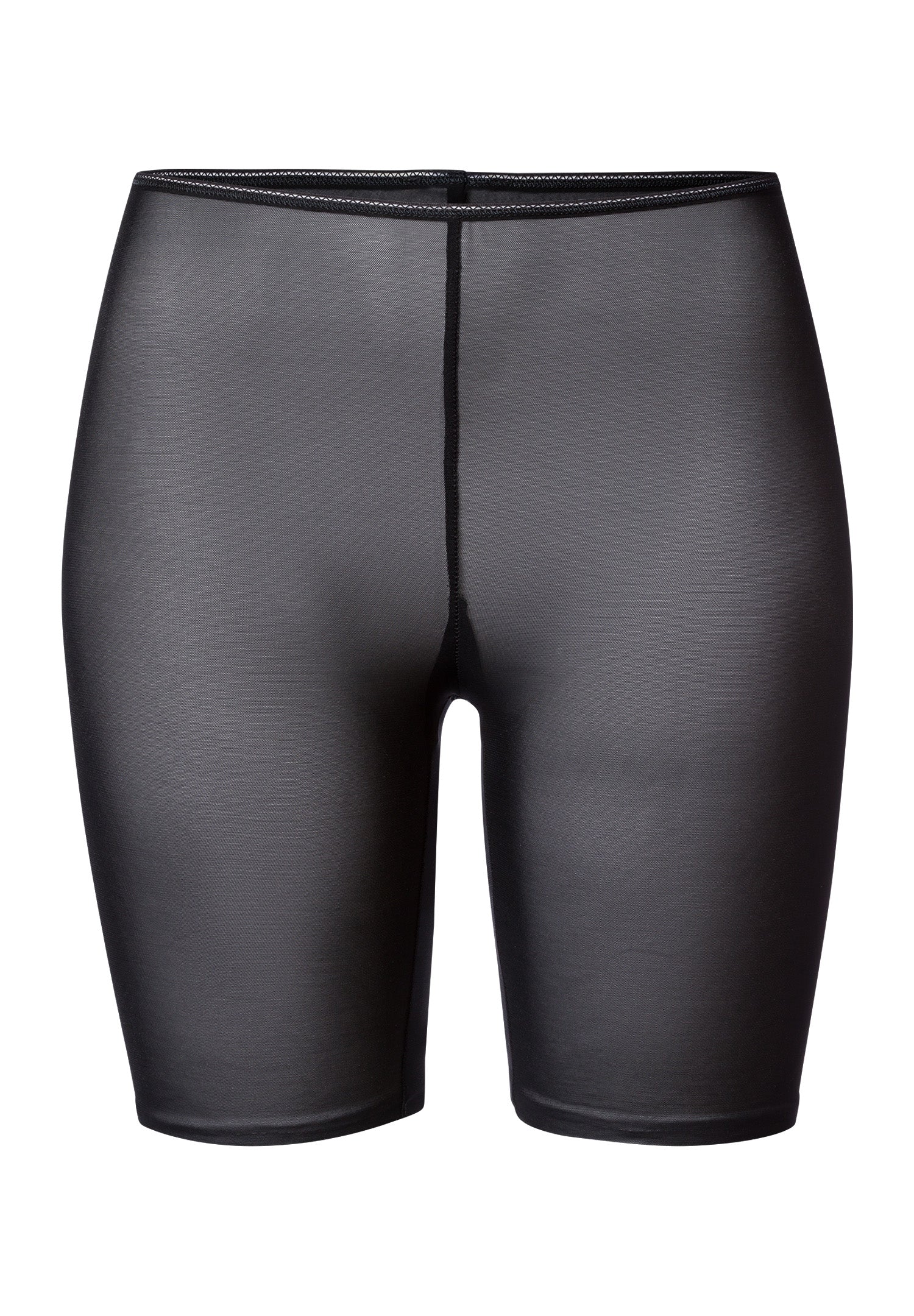 Smooth Illusion Semi-Transparent Tulle Bike Shorts | Black 70846-019