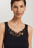 Kalea Floral Embroidered Tank Top | Black 70848-019
