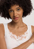 Kalea Floral Embroidered Tank Top | Off White 70848-102