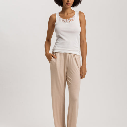 Kalea Floral Embroidered Tank Top | Off White 70848-102