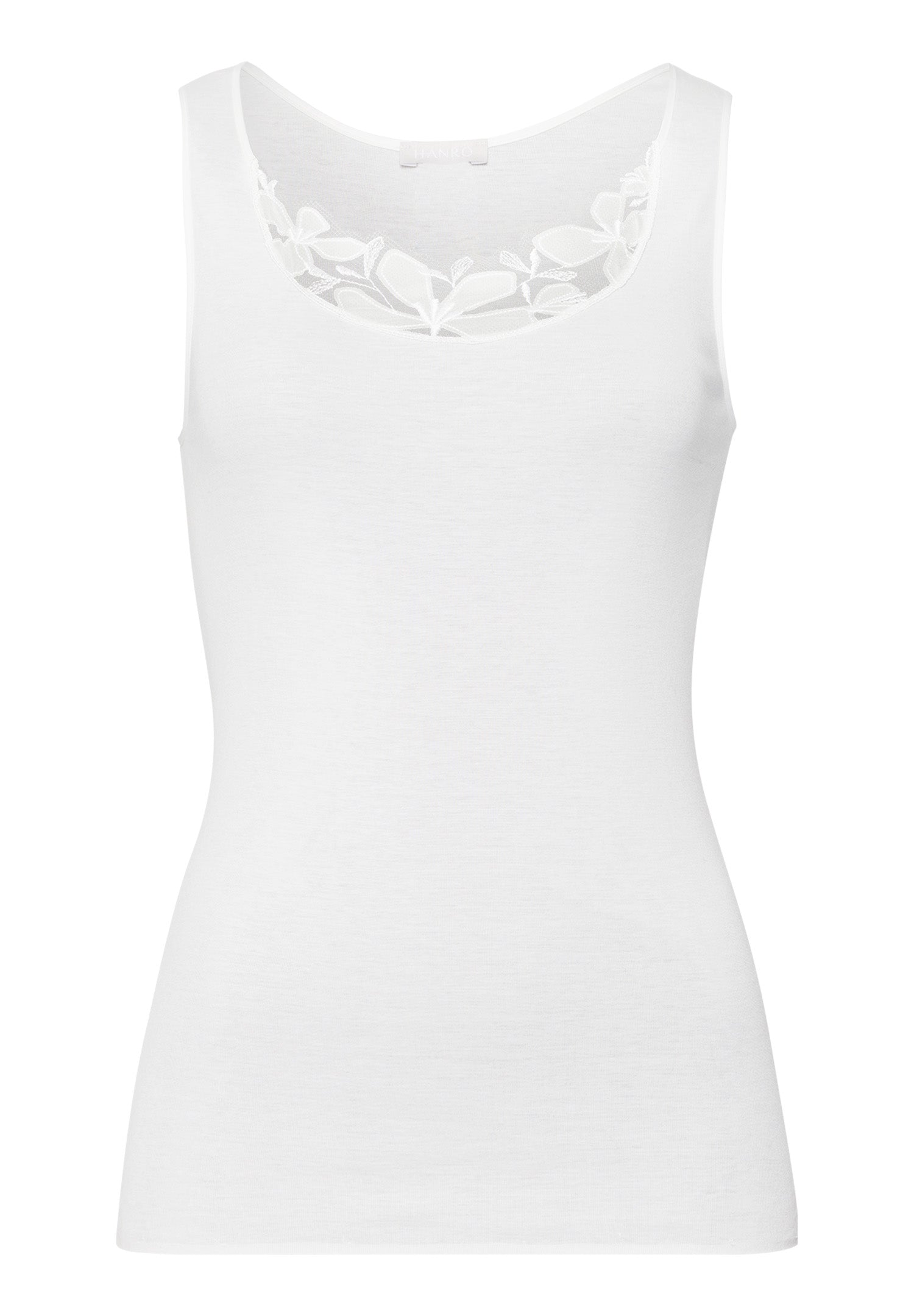 Kalea Floral Embroidered Tank Top | Off White 70848-102