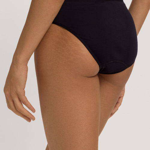 Kalea Floral Embroidered Hi-Cut Briefs | Black 70849-019