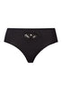 Kalea Floral Embroidered Hi-Cut Briefs | Black 70849-019
