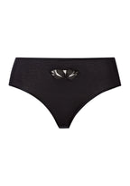 Kalea Floral Embroidered Hi-Cut Briefs | Black 70849-019