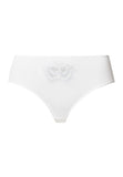 Kalea Floral Embroidered Hi-Cut Briefs | Off White 70849-102