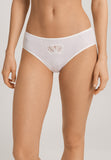 Kalea Floral Embroidered Hi-Cut Briefs | Off White 70849-102