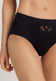 Kalea Floral Embroidered Full Briefs | Black 70850-019
