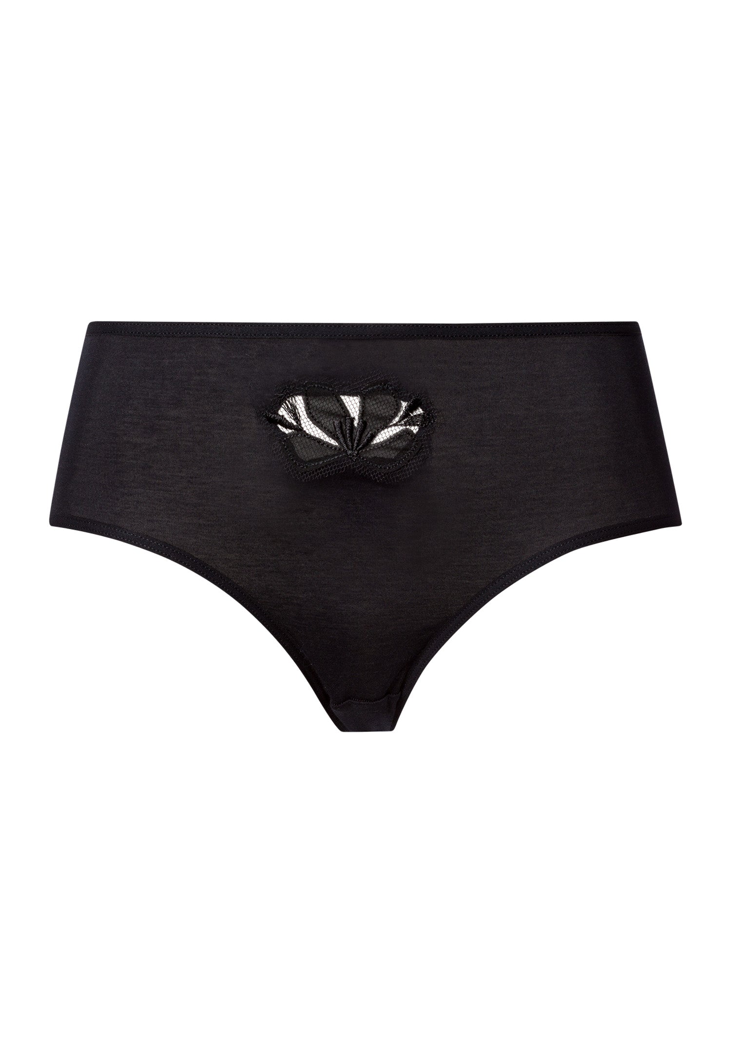 Kalea Floral Embroidered Full Briefs | Black 70850-019