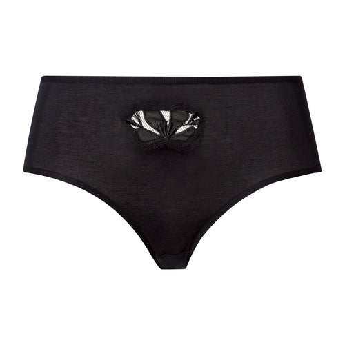 Kalea Floral Embroidered Full Briefs | Black 70850-019
