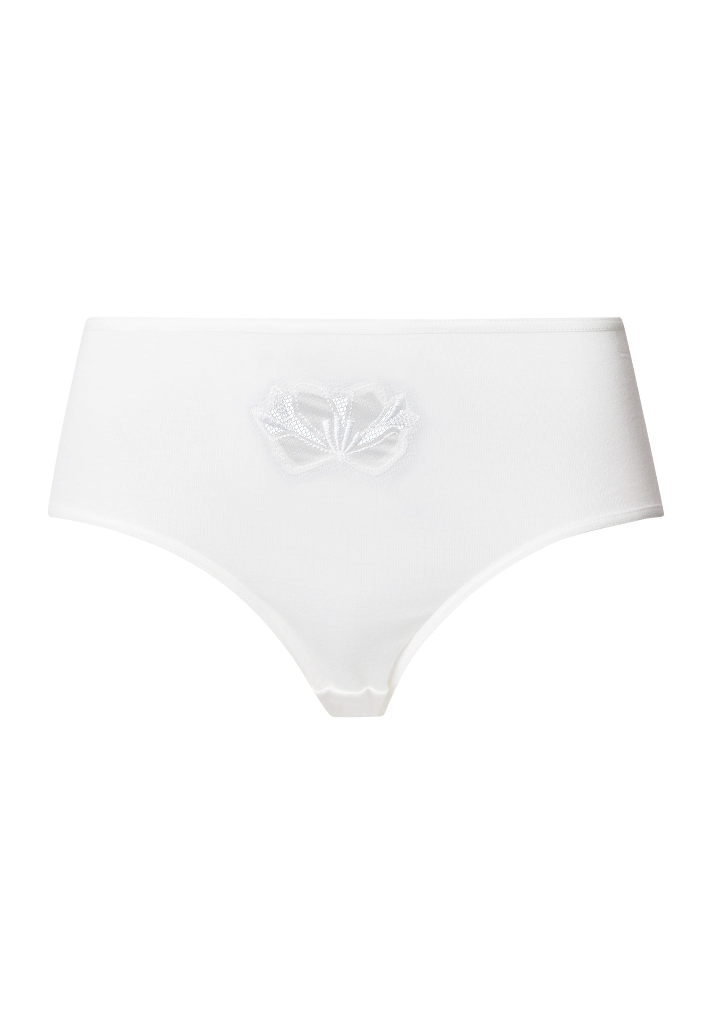 Kalea Floral Embroidered Full Briefs | Off White 70850-102