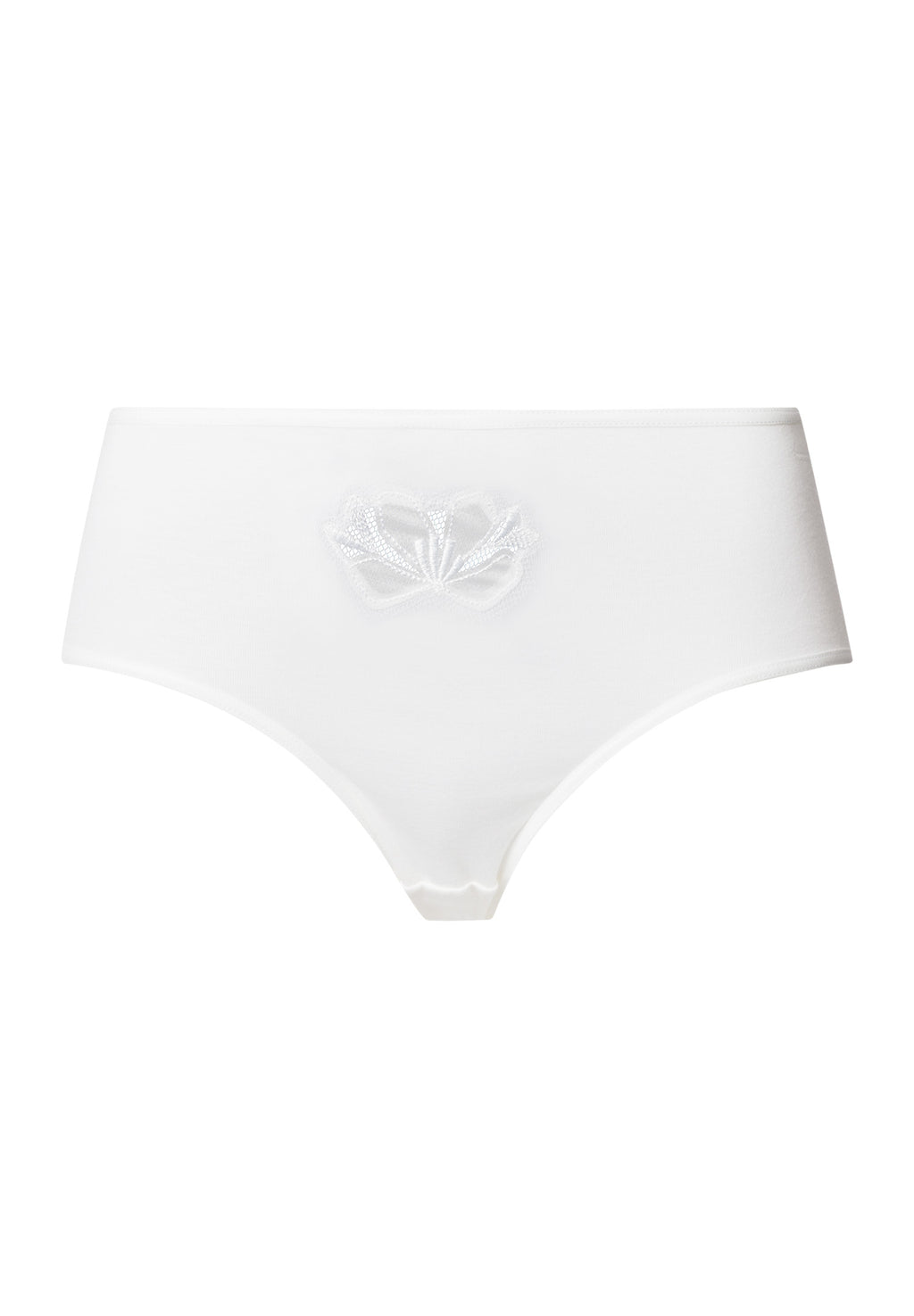 Kalea Floral Embroidered Full Briefs | Off White 70850-102