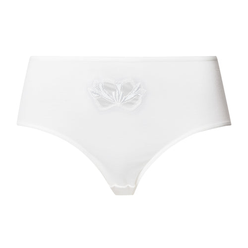 Kalea Floral Embroidered Full Briefs | Off White 70850-102