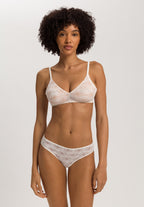 Ruby Geometric Lace Soft Cup Bra | Misty White 70852-2123